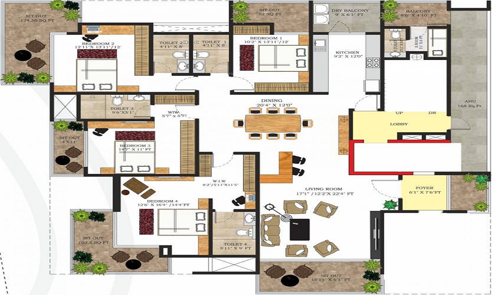 Pandit Yashodhan Floor Plan