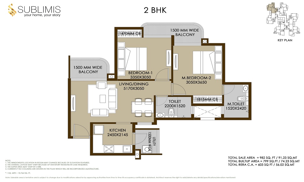 CRC Sublimis Floor Plan