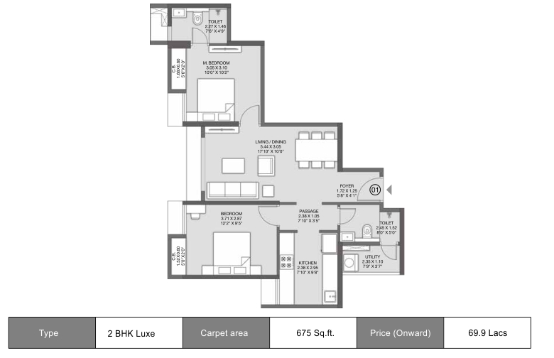 Buy Godrej Nirvaan In Kalyan West Mumbai - Price, Reviews, Location Floor Plan