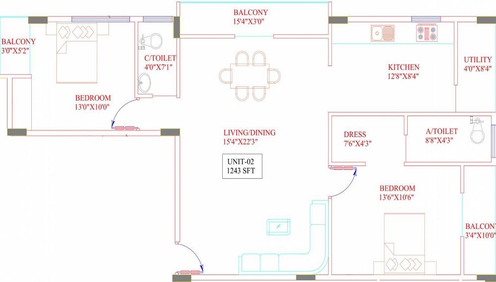Maruti Squirrel Oaks Floor Plan