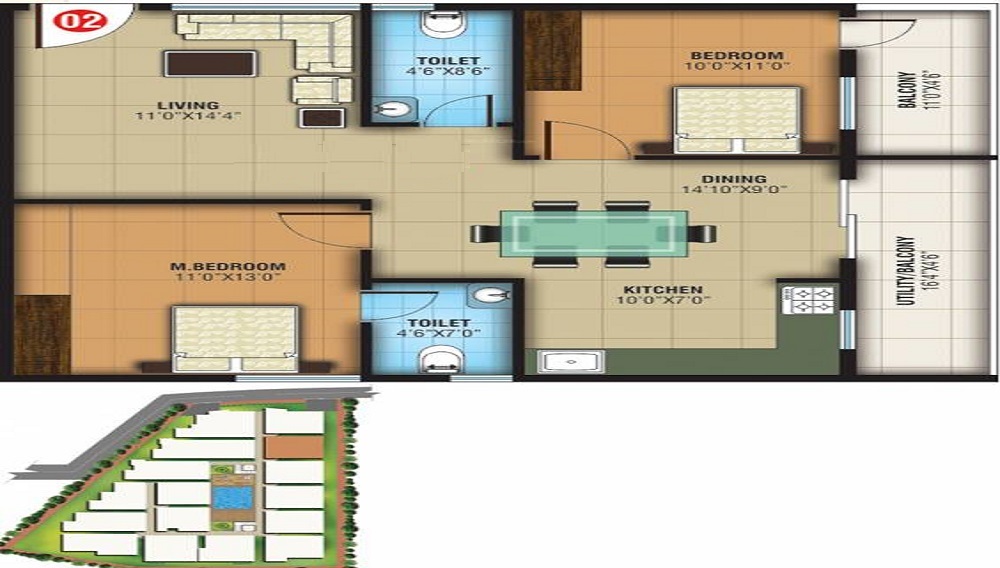 Abhee Prince Floor Plan