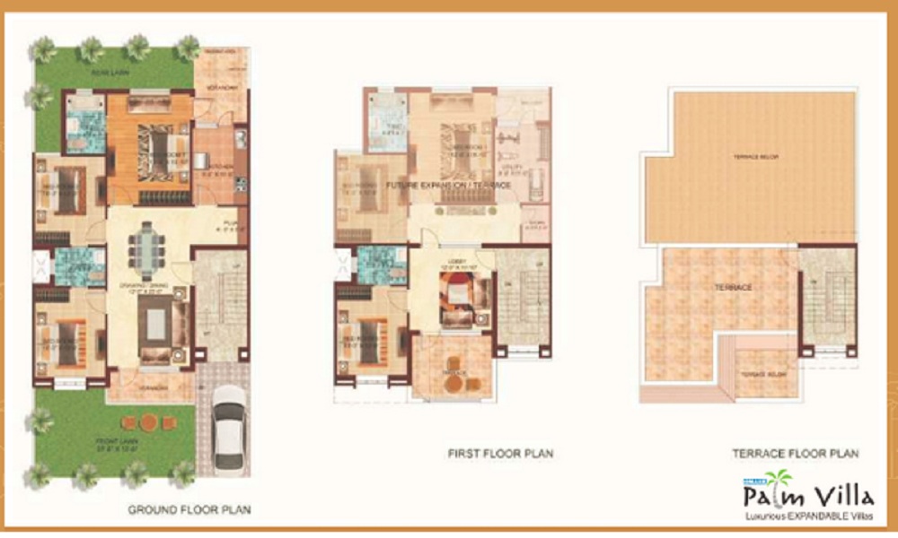 Omaxe Palm Villas Floor Plan