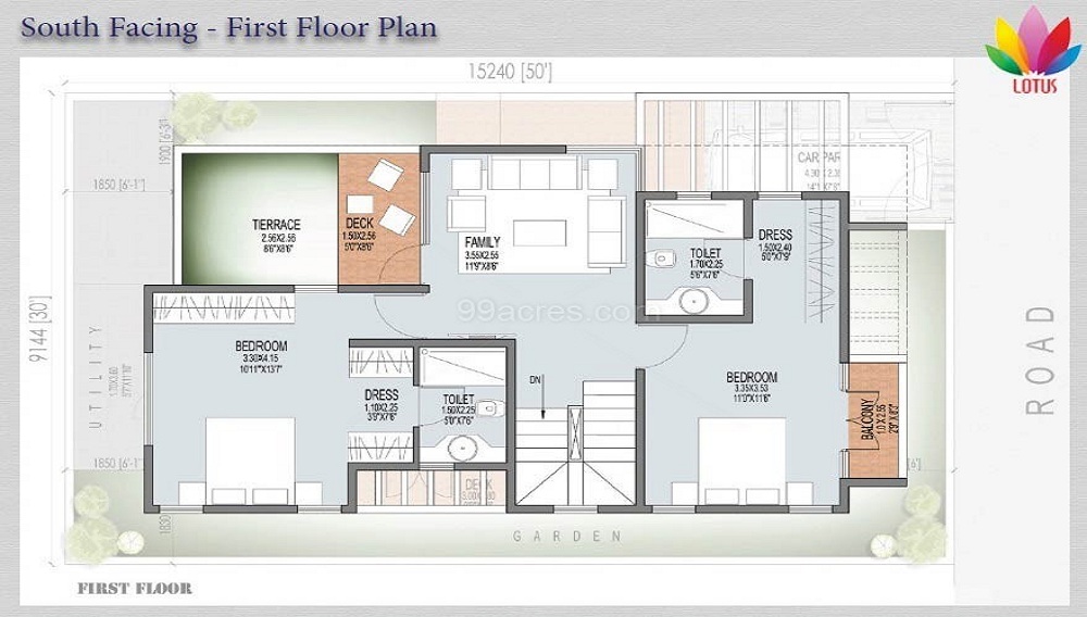 JS Lotus Plots Floor Plan
