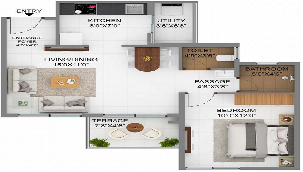 Joyville Hinjawadi Floor Plan