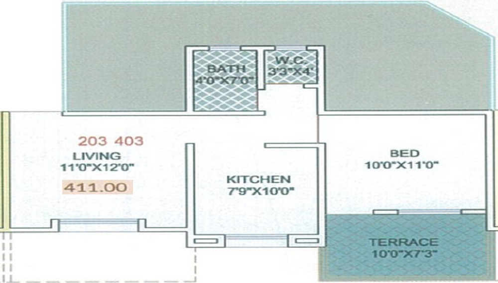 Sairaj Residency Floor Plan