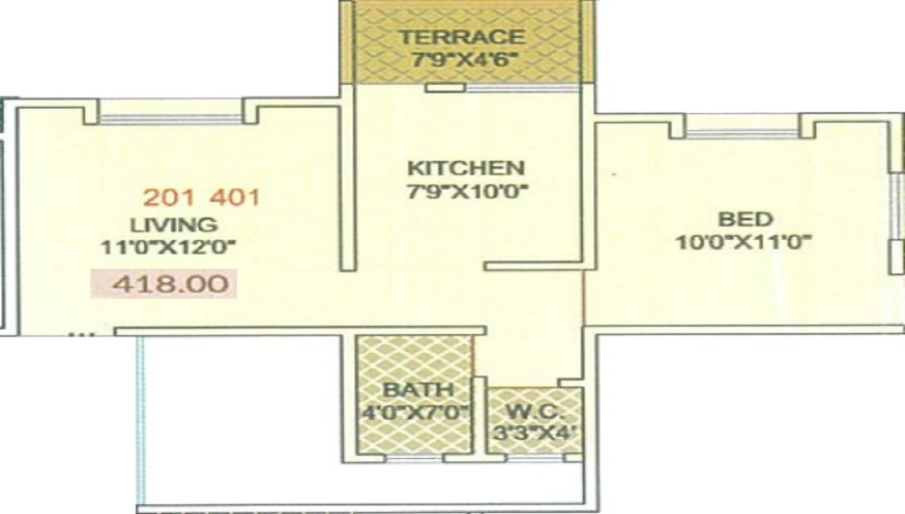 Sairaj Residency Floor Plan