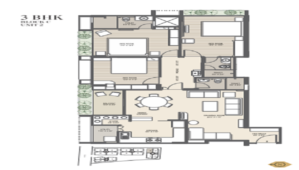 Surya Emerald Floor Plan