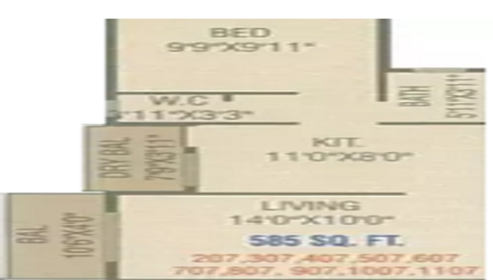 Sainath Cloud 11 Floor Plan