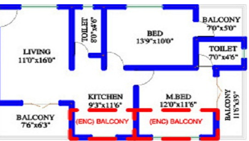 Krishna Angan Floor Plan