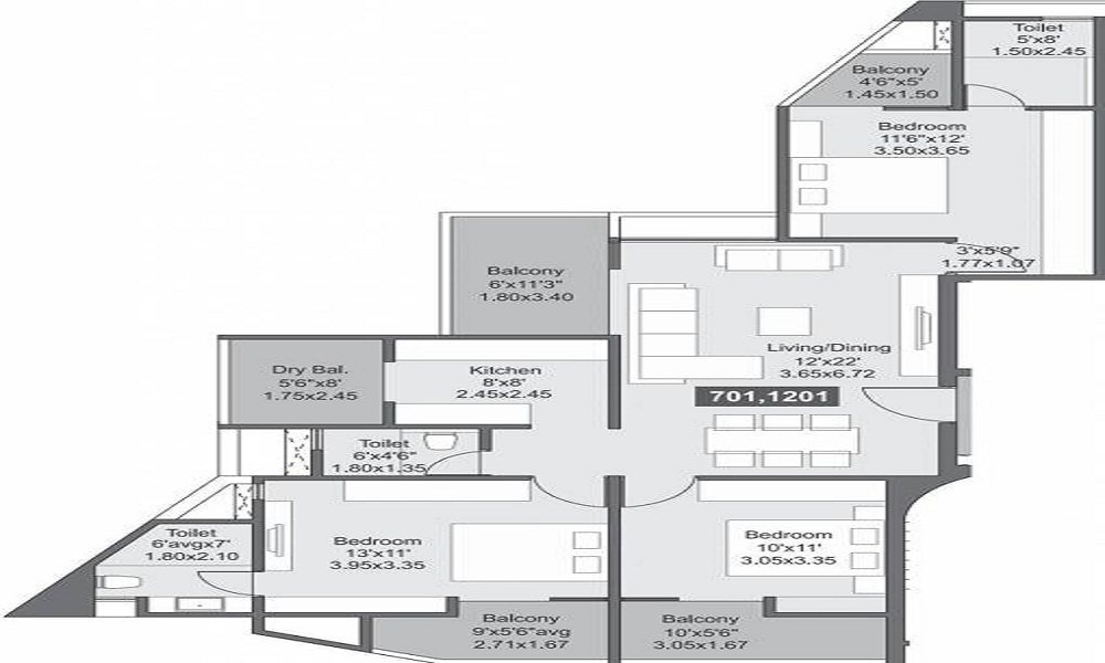 Buy Saarrthi Shimmer And Shine II In Vadgaon Budruk Pune - Price, Reviews, Location Floor Plan