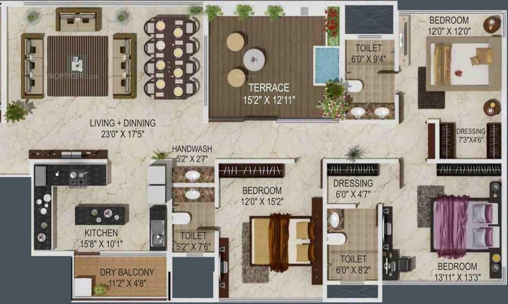Paranjape Sky One Floor Plan