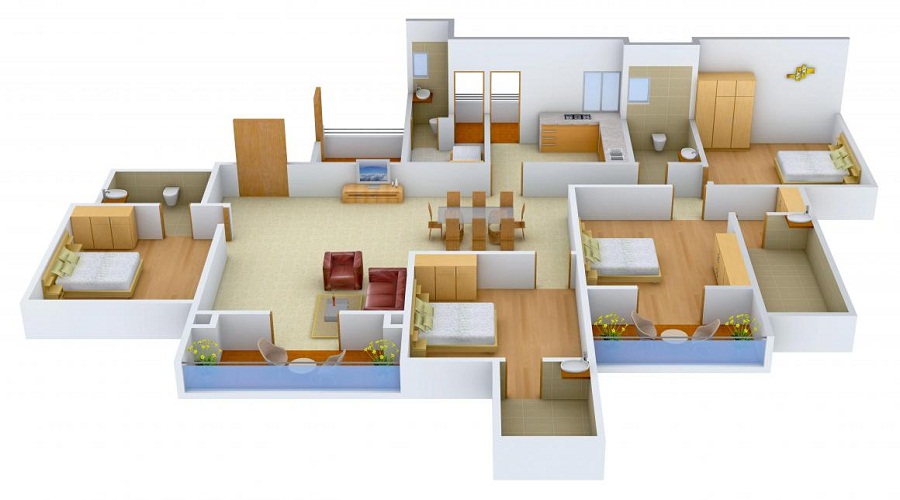Prestige Leela Residences Floor Plan