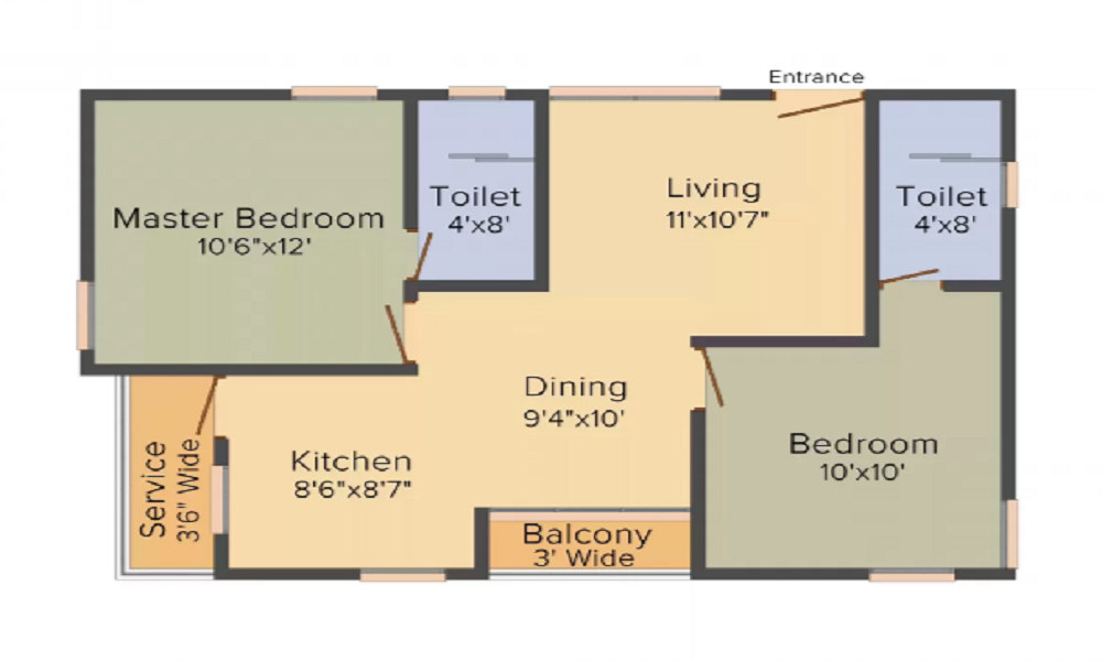 Whitestone Veroso Floor Plan