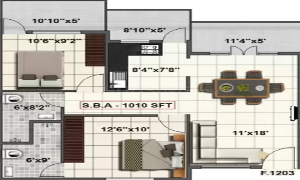 SV Pleasanta Floor Plan