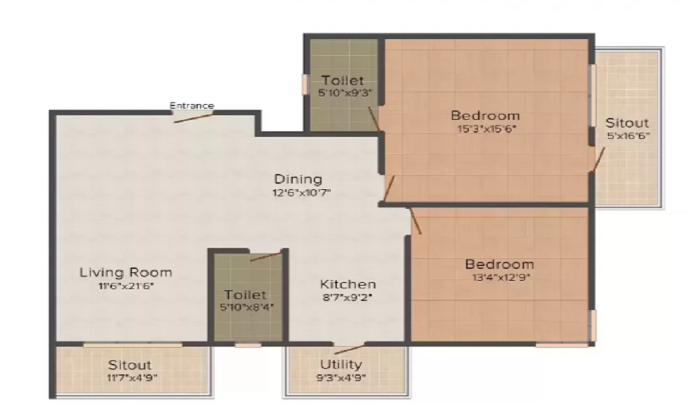 MSR Dew Drops Floor Plan
