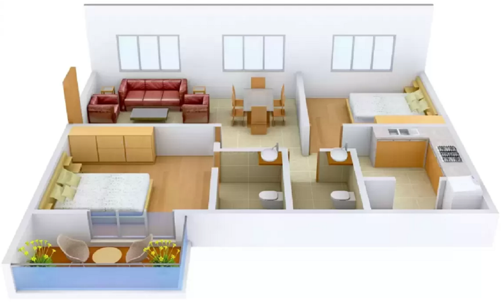 Desai Radiant Floor Plan