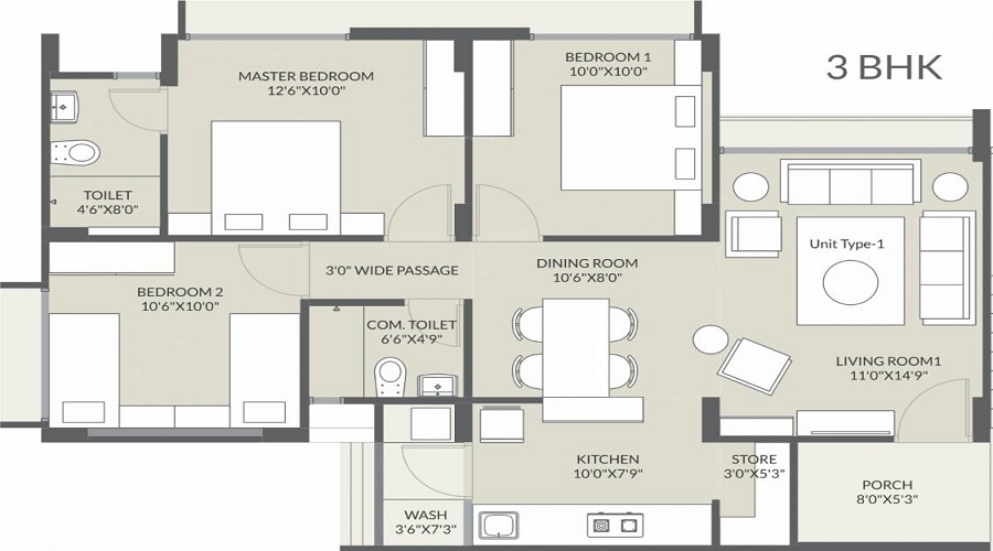Vishwanath Maher Homes Floor Plan