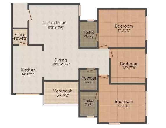 Aavkar Abhilash Floor Plan