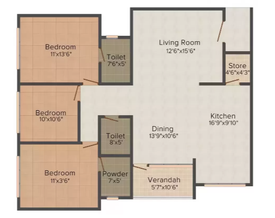 Aavkar Abhilash Floor Plan