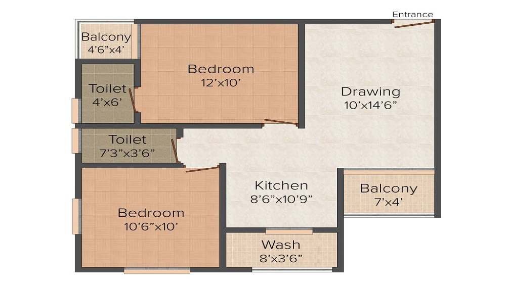 Ashraya 9 Floor Plan