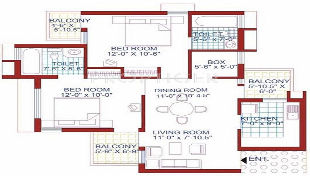 AWHO Sispal Vihar Floor Plan