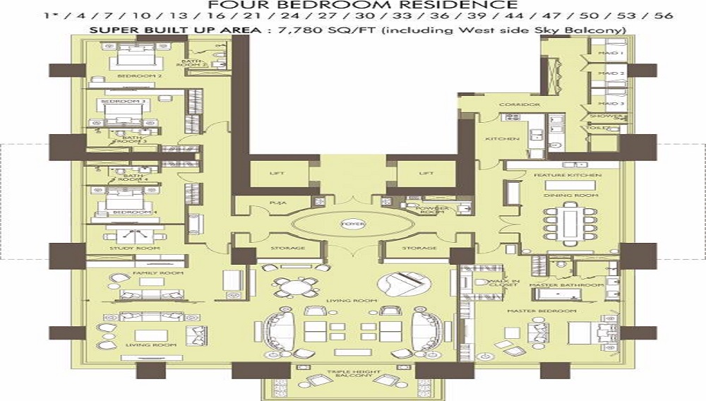 Mani The 42 Floor Plan