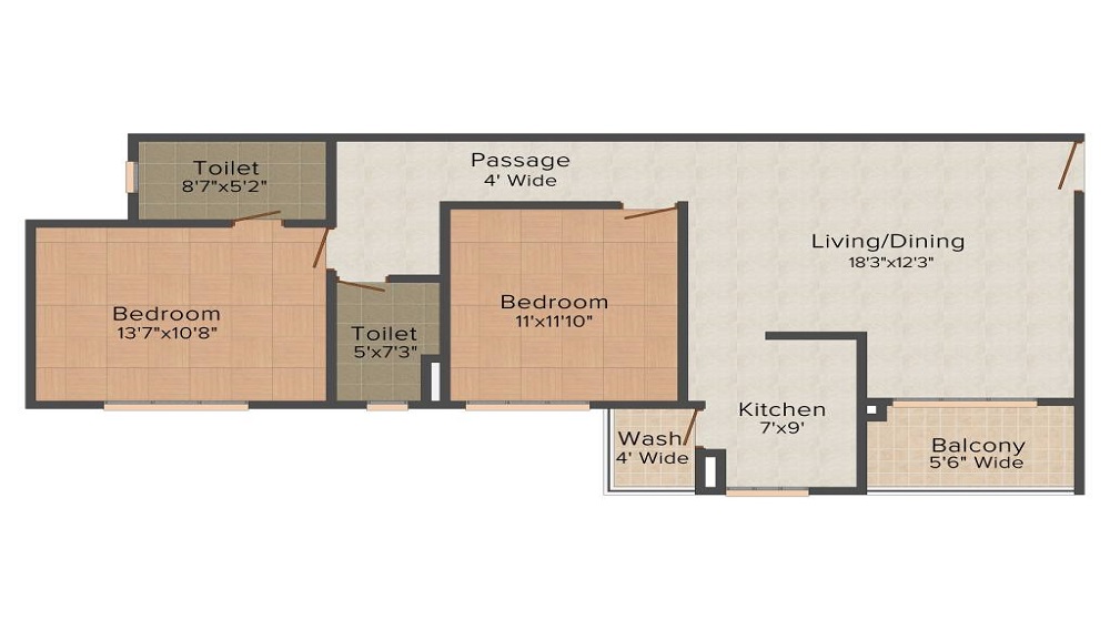 Ruchi Active Acres Floor Plan