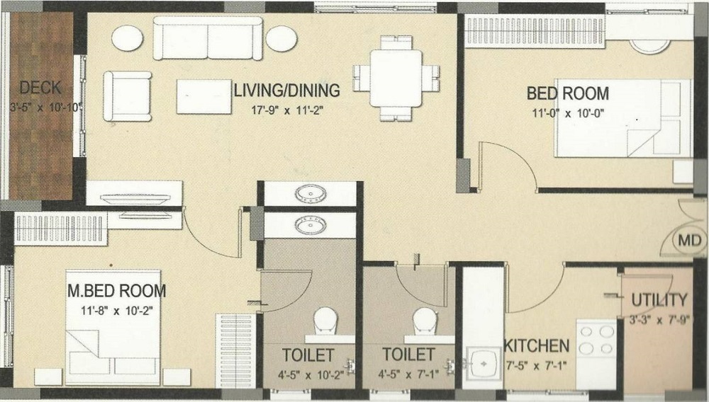 Trident Galaxy Floor Plan