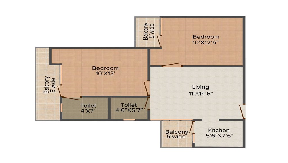 Devika Gold Homz Floor Plan