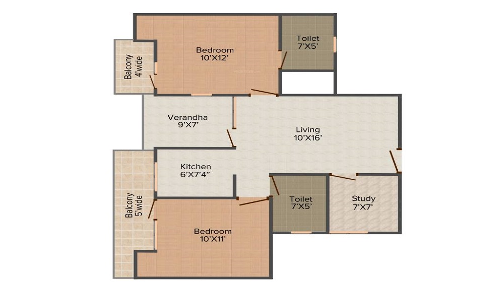 Devika Gold Homz Floor Plan