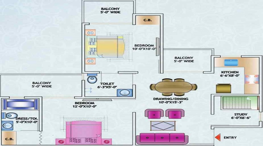 Nirala Estate Floor Plan