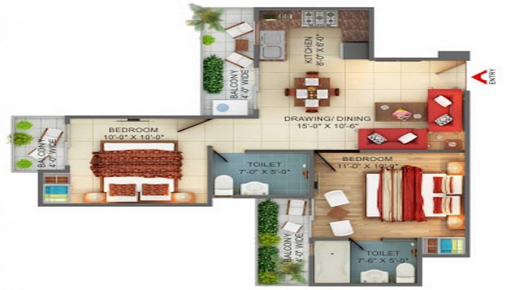 Fusion Homes Floor Plan