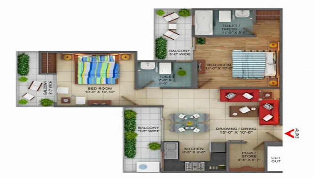Fusion Homes Floor Plan