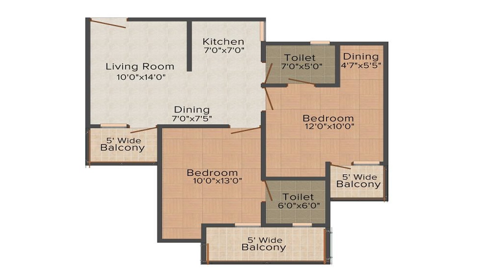 Gaursons 11th Avenue Floor Plan