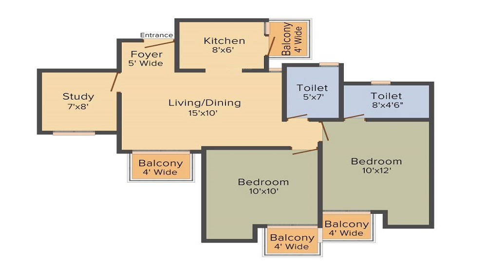 Ajnara Khel Gaon Floor Plan