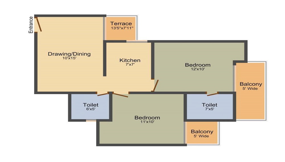 Gaursons 16th Avenue Floor Plan