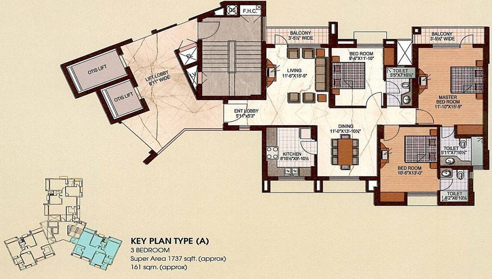 Uppal Plumeria Garden Estate Floor Plan