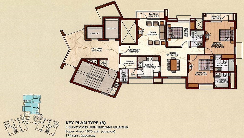 Uppal Plumeria Garden Estate Floor Plan