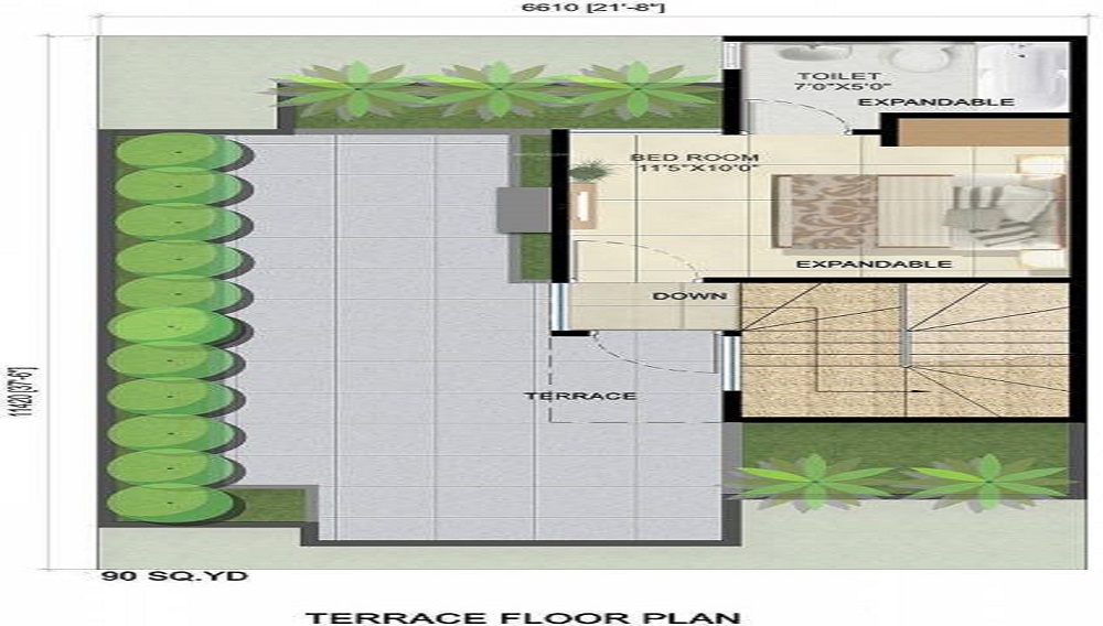 Greens 2 Villa Floor Plan