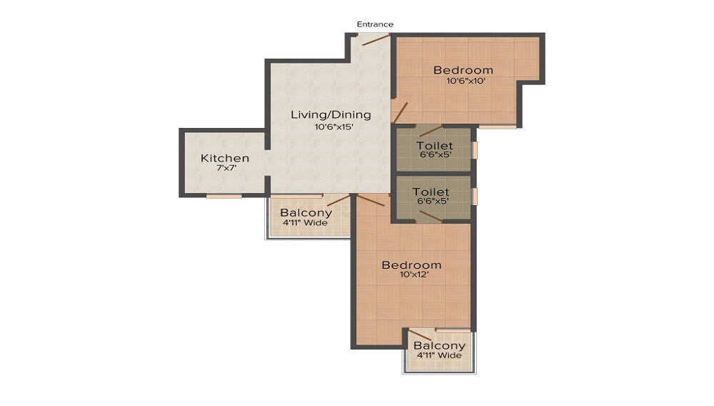 Amrapali Enchante Floor Plan