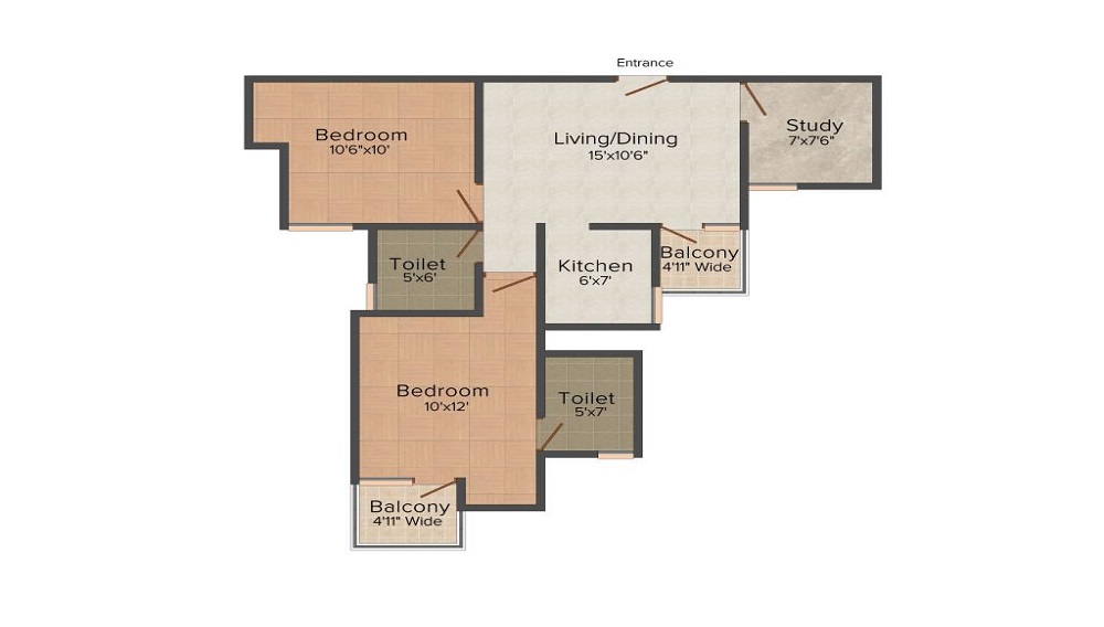 Amrapali Enchante Floor Plan