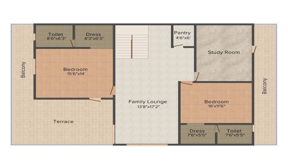 Aadhar Dew Drops Villas Floor Plan
