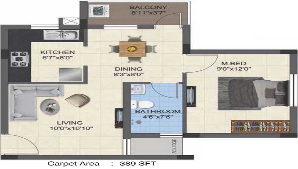 Casagrand Primera Floor Plan