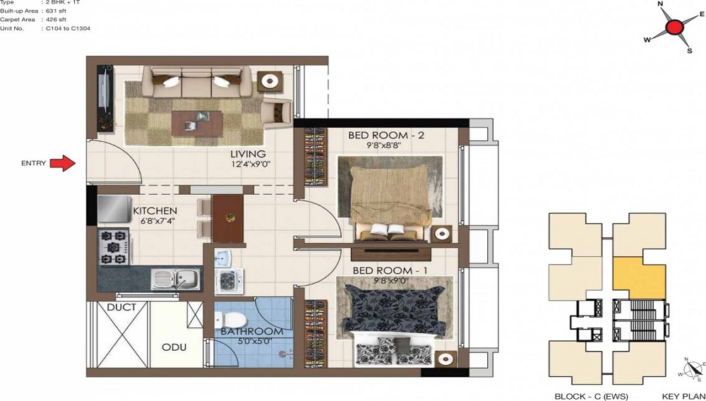 Casagrand Northern Star Floor Plan