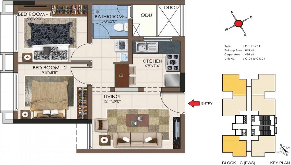 Casagrand Northern Star Floor Plan