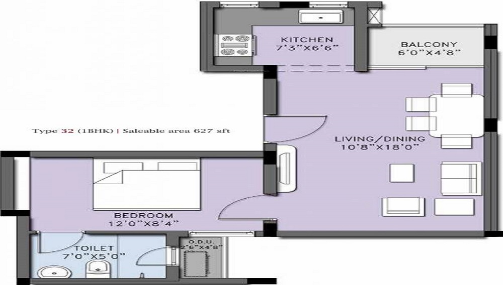 Casagrand Cherry Pick Floor Plan