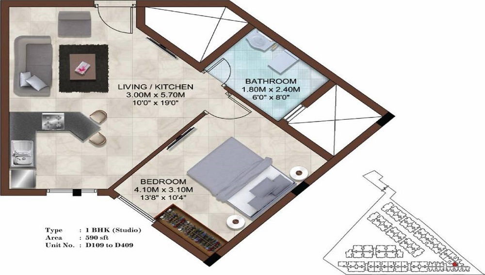 Casagrand Bellissimo Floor Plan