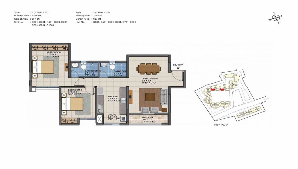 Casagrand ECR 14 Floor Plan