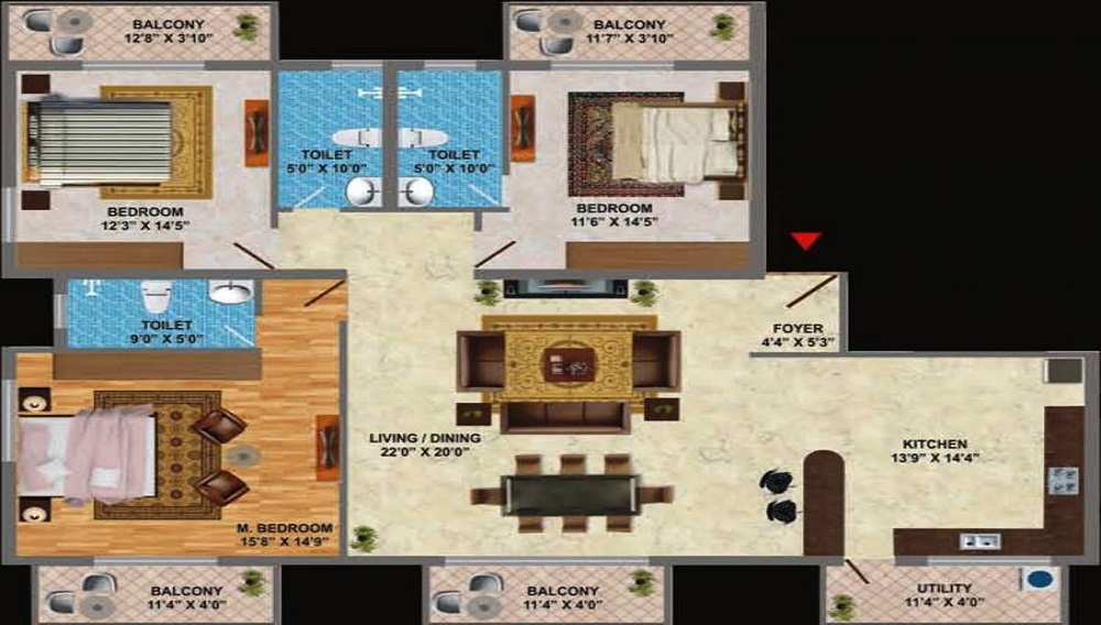 Elysium The Address Floor Plan