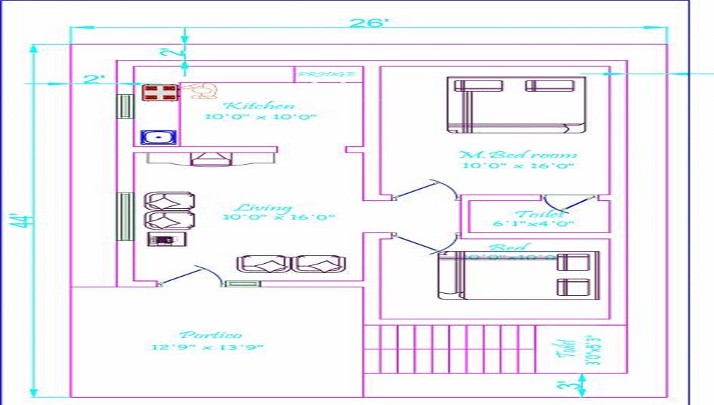 3BHK+2T 1447/sqft-carpet Sqft Apartment For Sale In ABI Kumaran Garden In Kovilpalayam Floor Plan